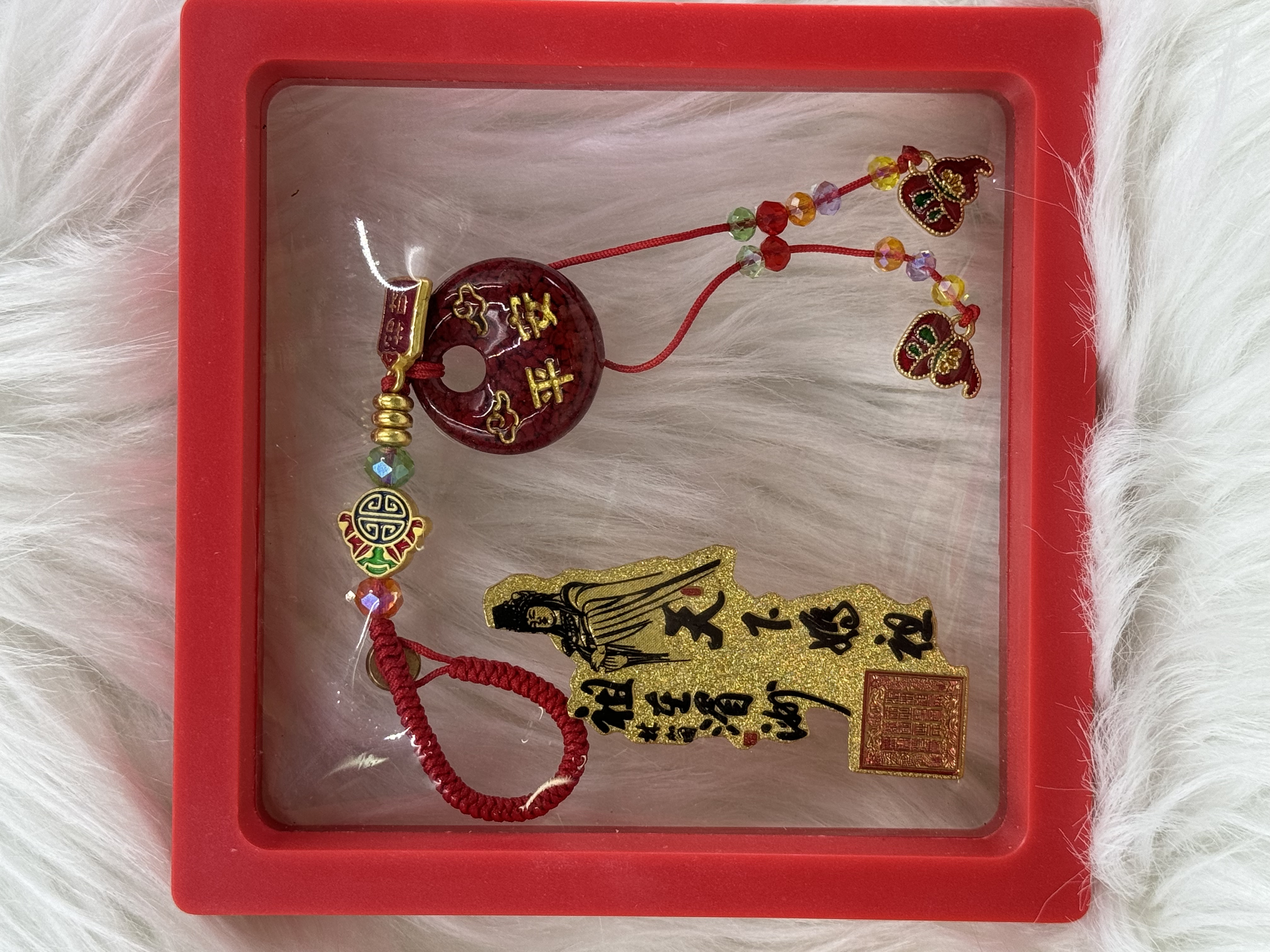 朱砂妈祖平安锁